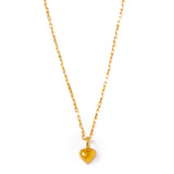 18K金典雅愛心項鍊