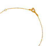 18K金典雅愛心項鍊