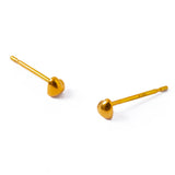 18K金典雅愛心耳環