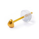 18K金典雅愛心耳環