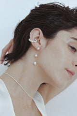 搖曳珍珠耳環(單支)