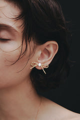 華爾滋小金粒耳環 - lesbonbon Taiwan