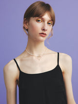 蝴蝶結領帶珍珠頸鍊