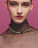 雙月輕舞珍珠頸鍊