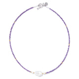 可愛粉紫夢幻頸鍊