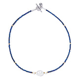 深邃海藍夢幻頸鍊