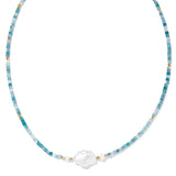 清新藍綠夢幻頸鍊