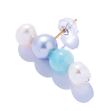 水光藍珍珠耳環