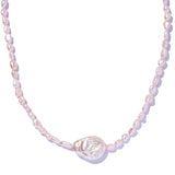 霧光裸感珍珠項鍊