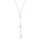 柔光珍珠Y字項鍊