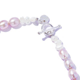 粉紅米粒珍珠項鍊