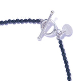 靛藍蕾絲珍珠項鍊