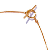 精緻扣環中長項鍊