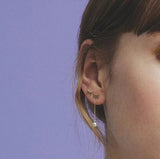 蝴蝶結領帶珍珠耳環