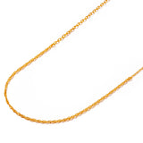 18K金凝華光采項鍊/頸鍊