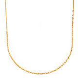 18K金流光軸心項鍊/頸鍊