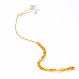 18K金恒真耳環(單支)