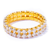 閃耀王妃雙鑽戒指