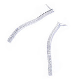 閃耀王妃雙鑽長耳環