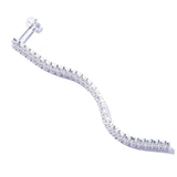 閃耀王妃雙鑽長耳環