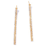 閃耀王妃雙鑽長耳環