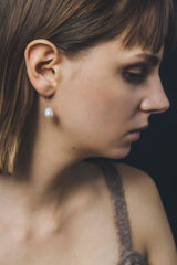 巴洛克珍珠耳環(單支)