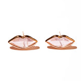 嘴唇造型耳環