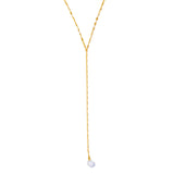 維多利亞Y字結珍珠項鍊 - lesbonbon Taiwan