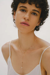 維多利亞Y字結珍珠項鍊 - lesbonbon Taiwan