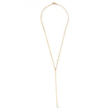 維多利亞Y字結珍珠項鍊 - lesbonbon Taiwan