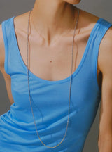 奢華光澤雙色長鍊