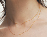 18K金柔光項鍊 / 頸鍊