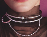 雙月輕舞珍珠頸鍊