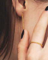 18K金靜謐之心耳環(單支)