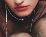 雙月輕舞珍珠頸鍊