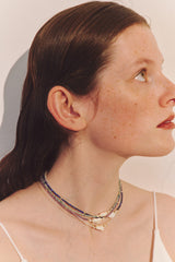 可愛粉紫夢幻頸鍊