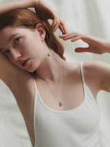 晨霧夢境珍珠耳環 / 長耳環