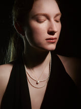 自由純白珍珠項鍊