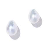 自然有機珍珠耳環