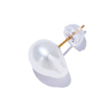 自然有機珍珠耳環