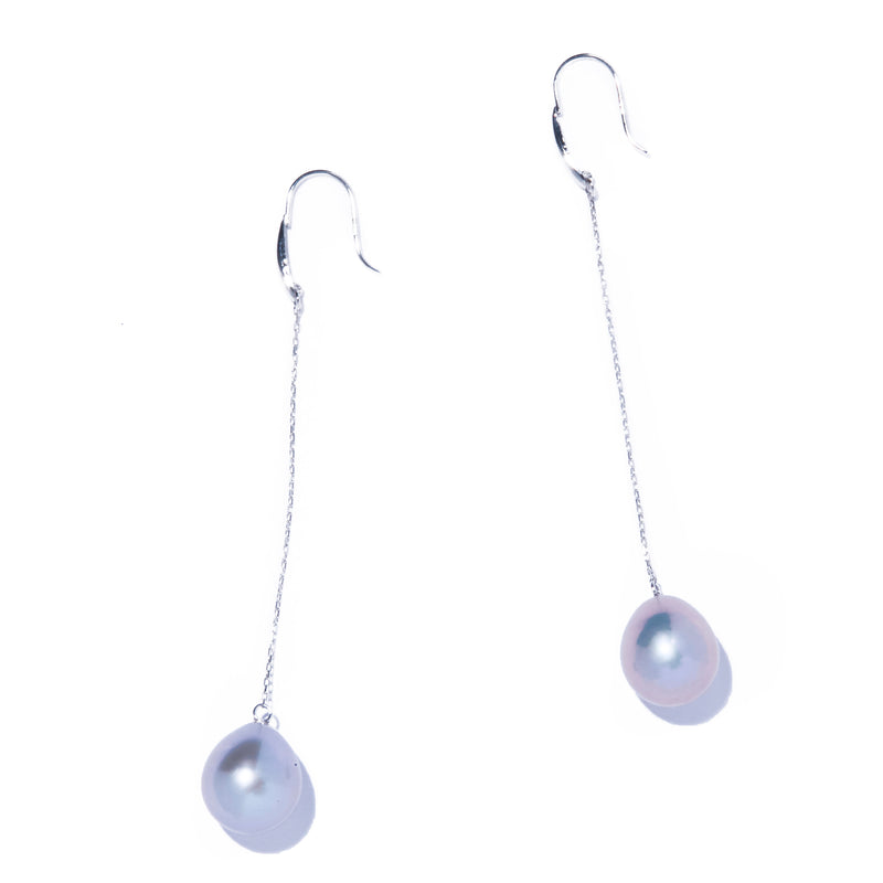 晨霧夢境珍珠耳環 / 長耳環