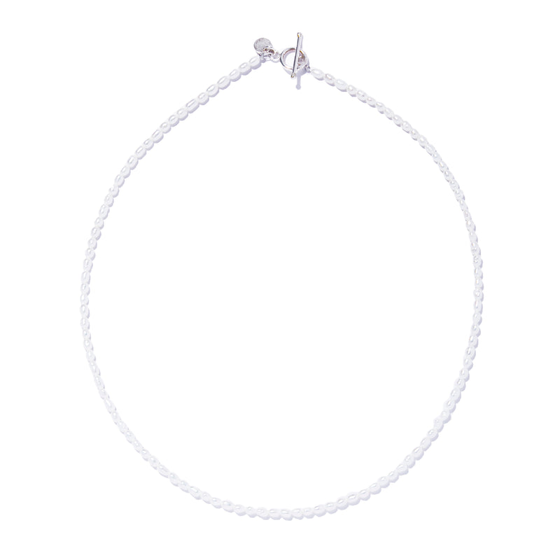 自由純白珍珠項鍊