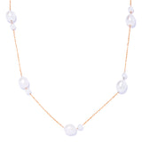 雲漾浮光珍珠長項鍊 - lesbonbon Taiwan